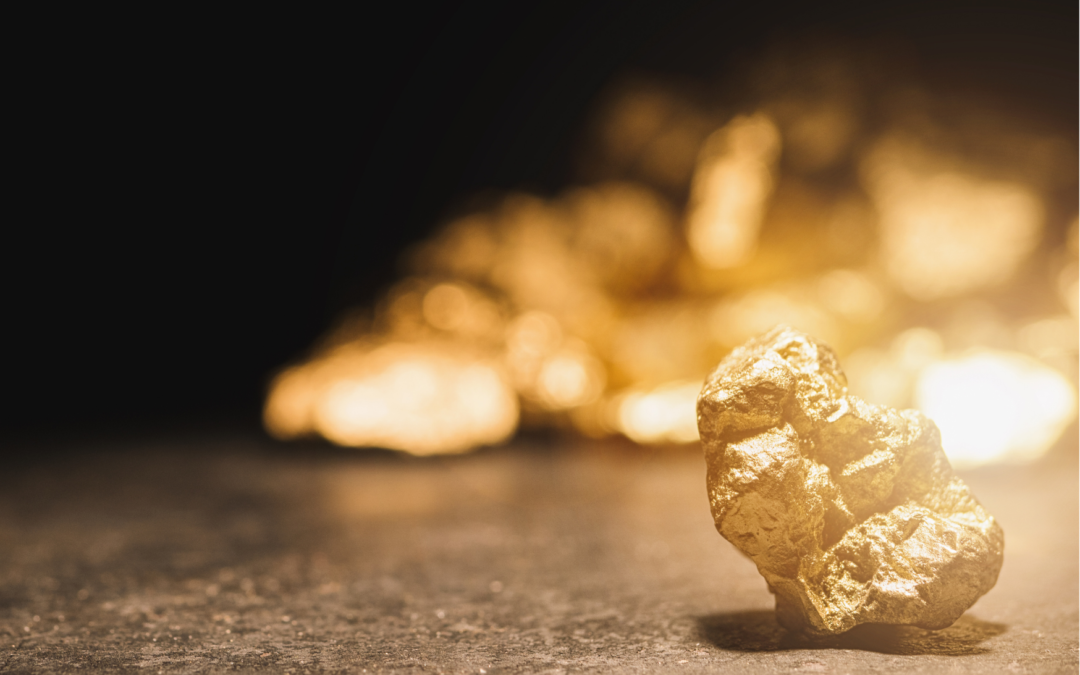 Photo of a gold nugget