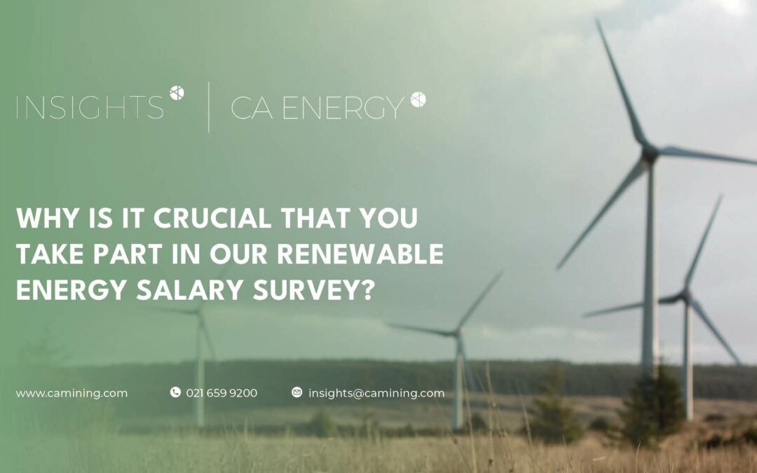 a green blog banner with windmills in the background, titled "why is it crucial that you participate in our salary survey"